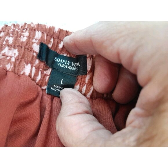 Vera Wang Asymmetrical Pebble Print Work School Church Casual Medium Midi Skirt - Picture 3 of 5